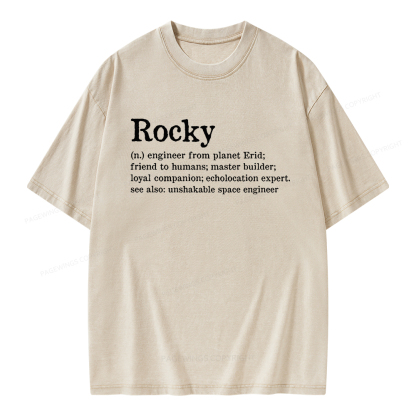 Pagewings Rocky Unisex Washed T-shirt