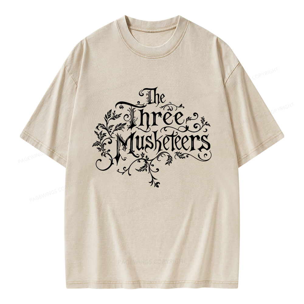 Pagewings Musketeers Unisex Washed T-shirt