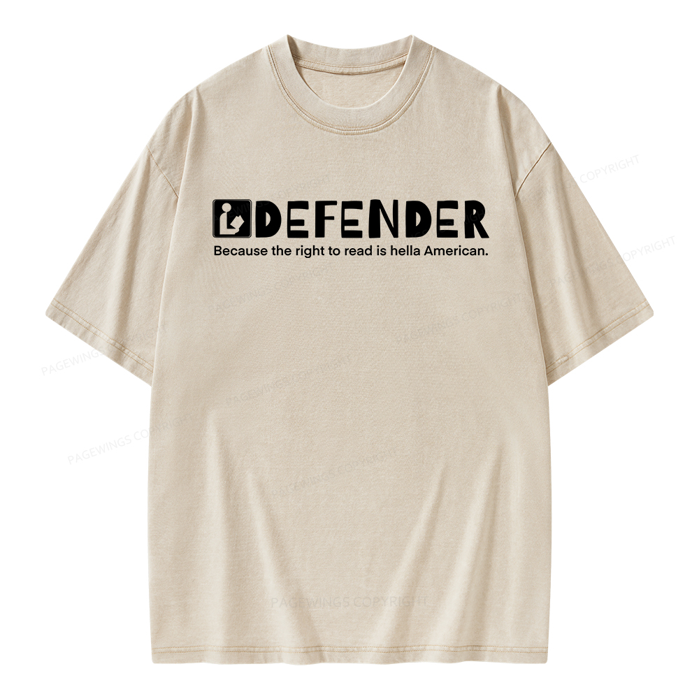 Pagewings The Right To Read Unisex Washed T-shirt