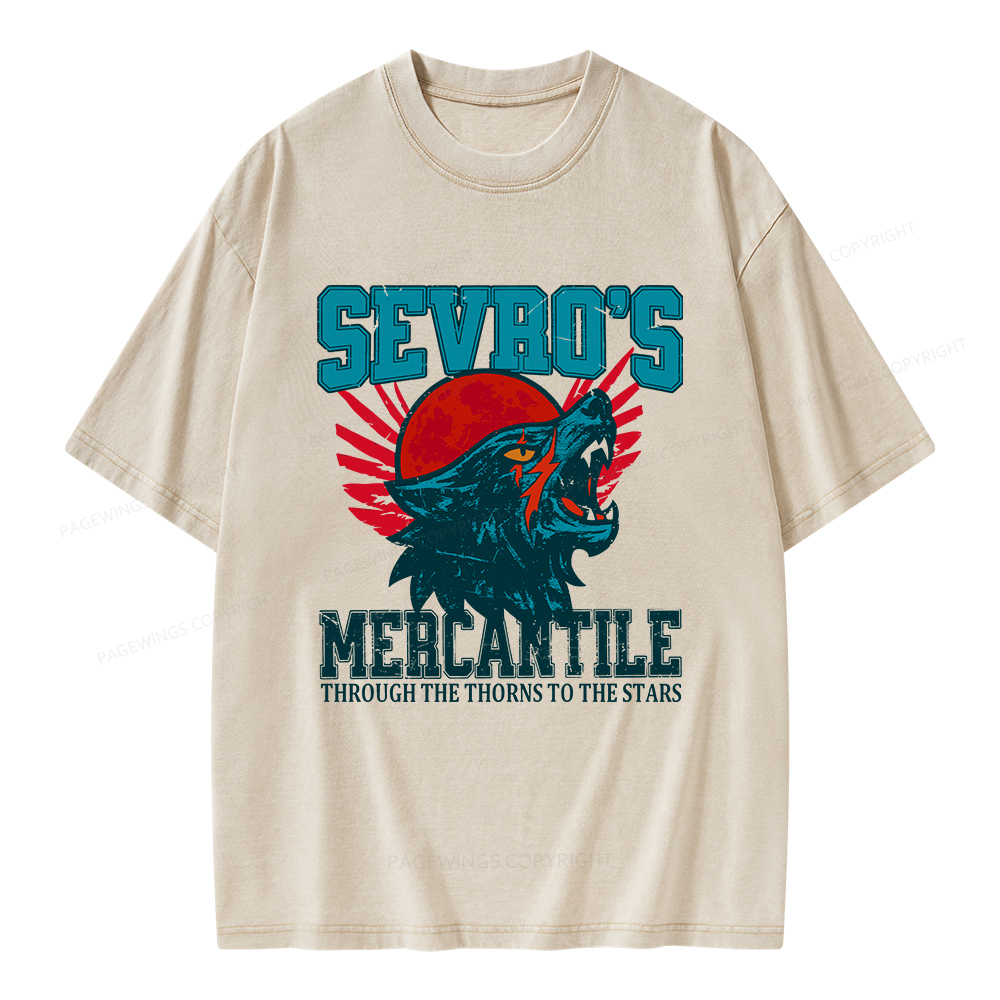 Pagewings Through The Thorns To The Stars Unisex Washed T-shirt