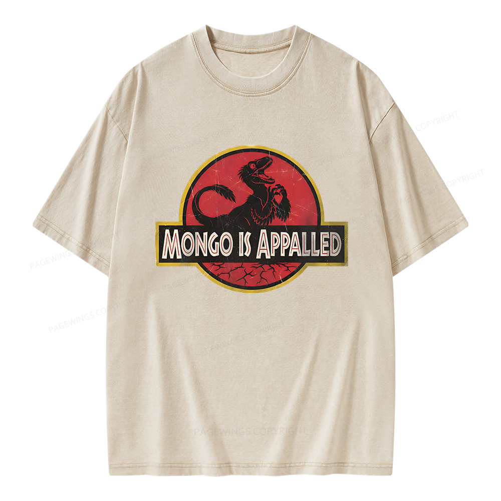 Pagewings Mongo Is Appalled Unisex Washed T-shirt