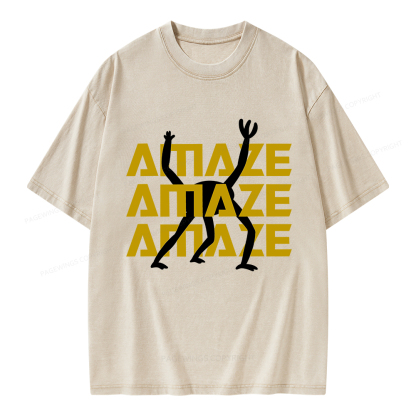 Pagewings Amaze Unisex Washed T-shirt