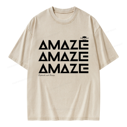 Pagewings Amaze Unisex Washed T-shirt