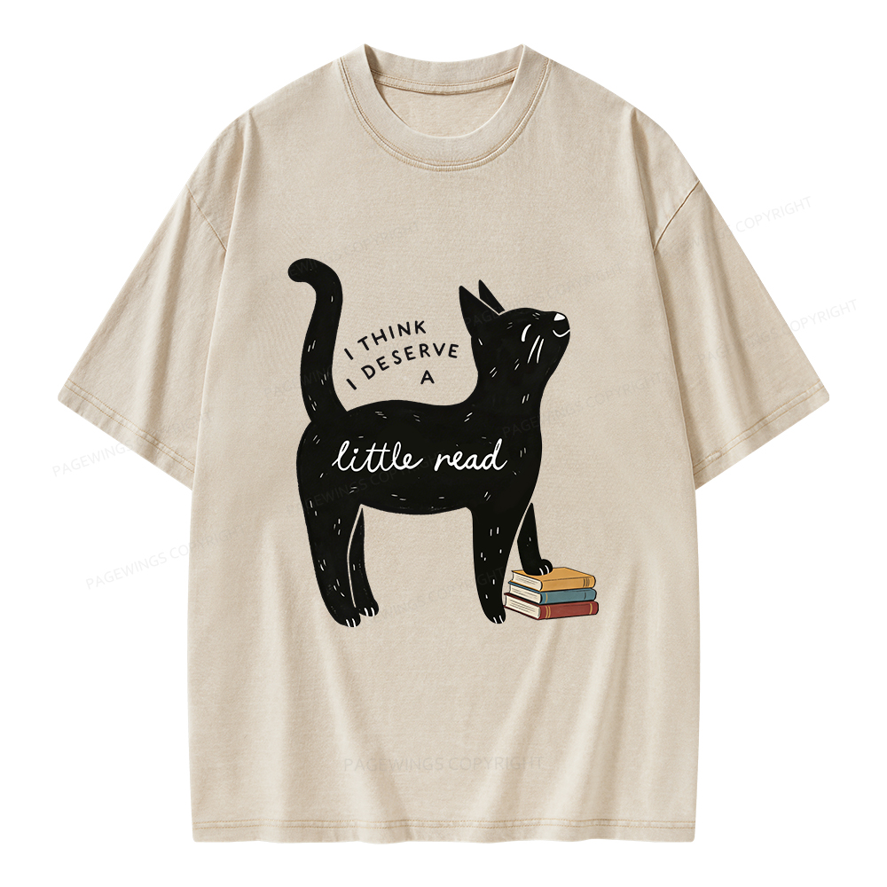 Pagewings Little Read Unisex Washed T-shirt