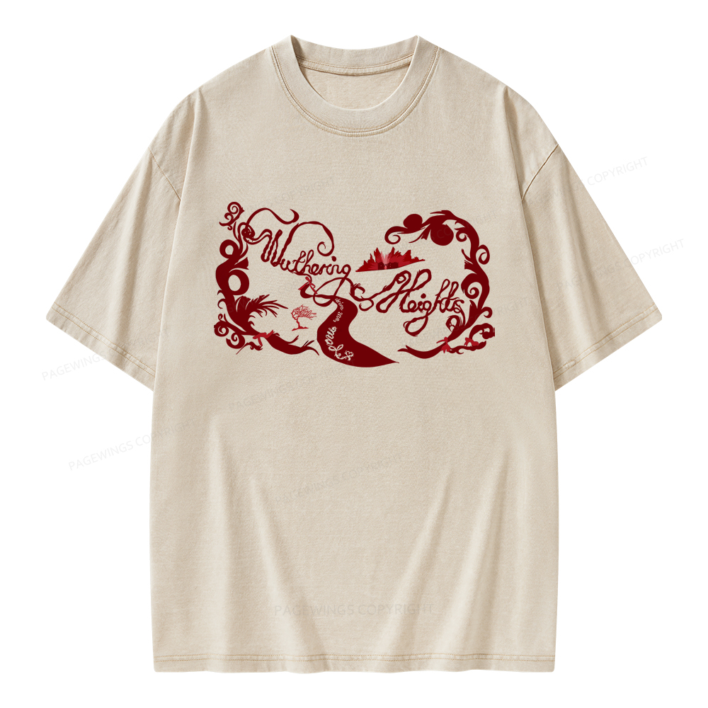 Pagewings Drive Me Mad Unisex Washed T-shirt