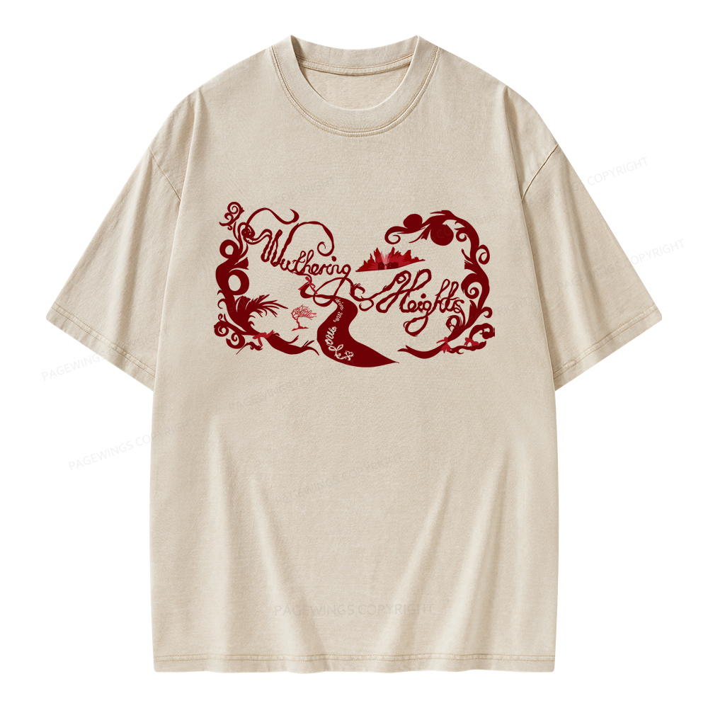 Pagewings Drive Me Mad Unisex Washed T-shirt