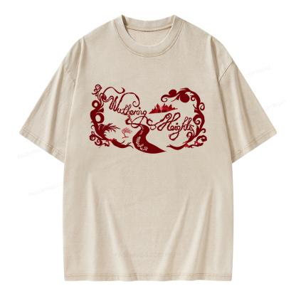 Pagewings Drive Me Mad Unisex Washed T-shirt