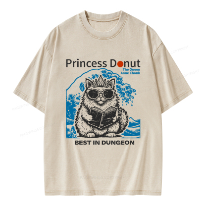 Pagewings Princess Donut Unisex Washed T-shirt