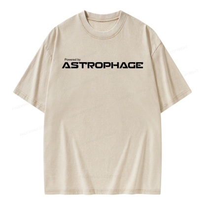Pagewings Powered by Astrophage Unisex Washed T-shirt