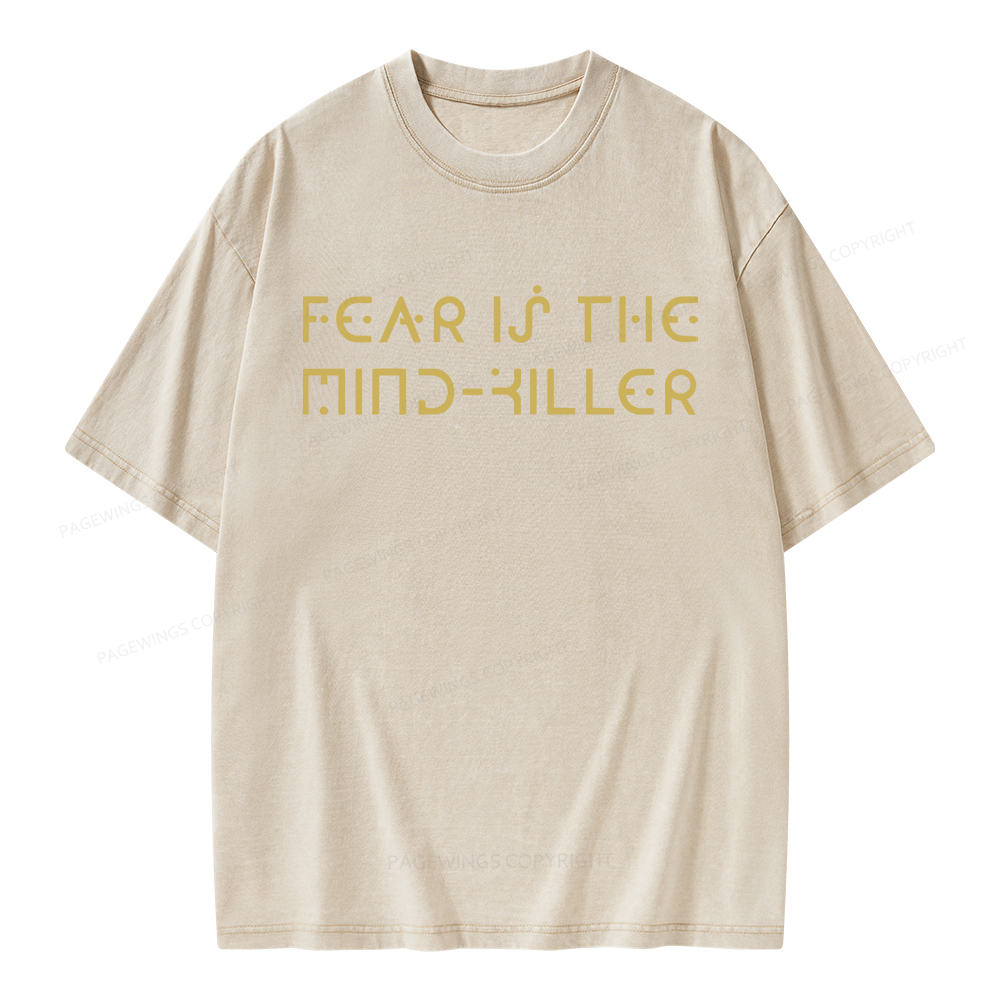 Pagewings Fear Is The Mind-Killer Unisex Washed T-shirt