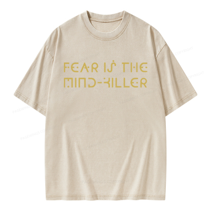 Pagewings Fear Is The Mind-Killer Unisex Washed T-shirt
