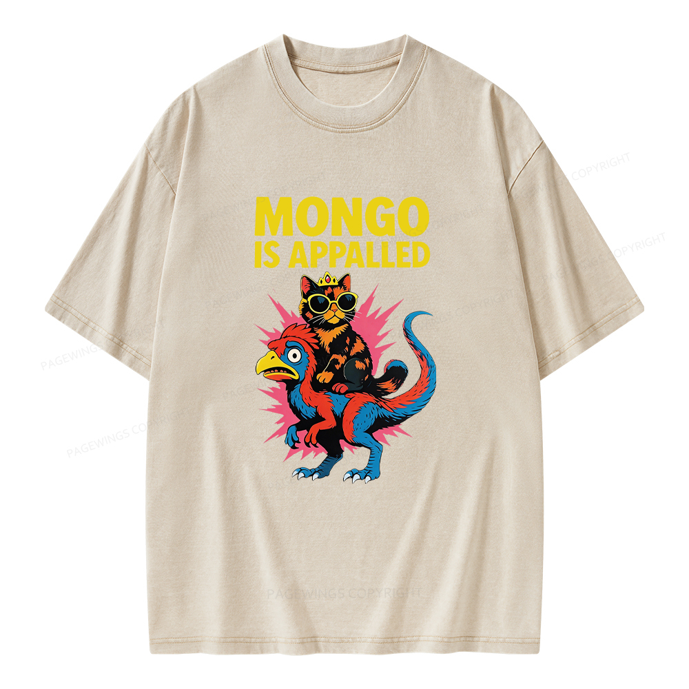 Pagewings Mongo Is Appalled Unisex Washed T-shirt