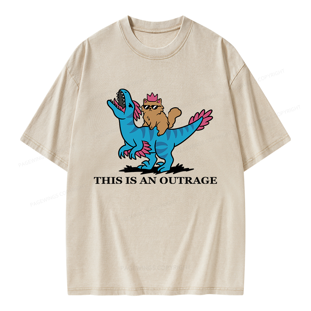 Pagewings Fantasy Book Reader Unisex Washed T-shirt