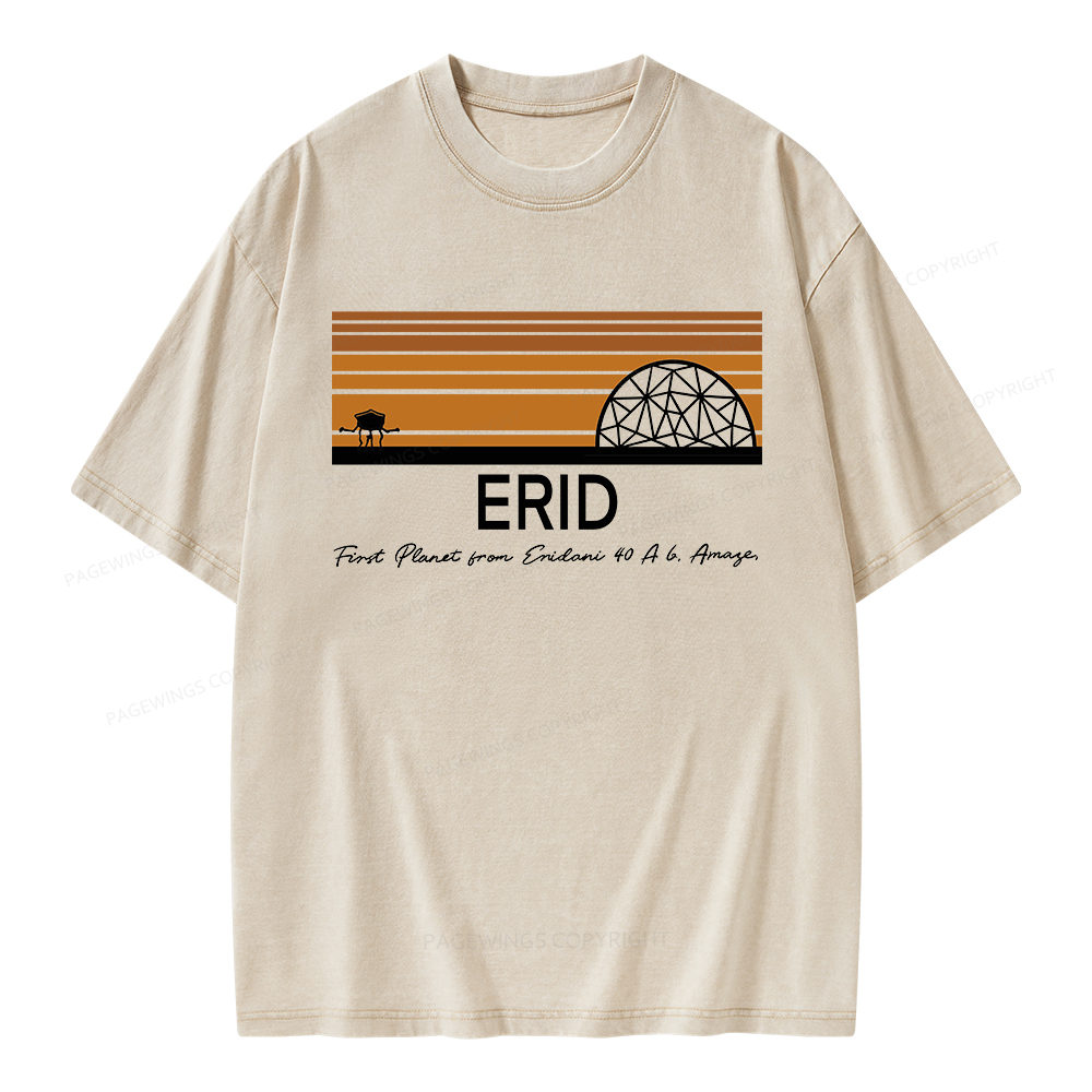 Pagewings Sci-Fi Bookish Unisex Washed T-shirt