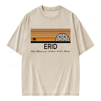 Pagewings Sci-Fi Bookish Unisex Washed T-shirt