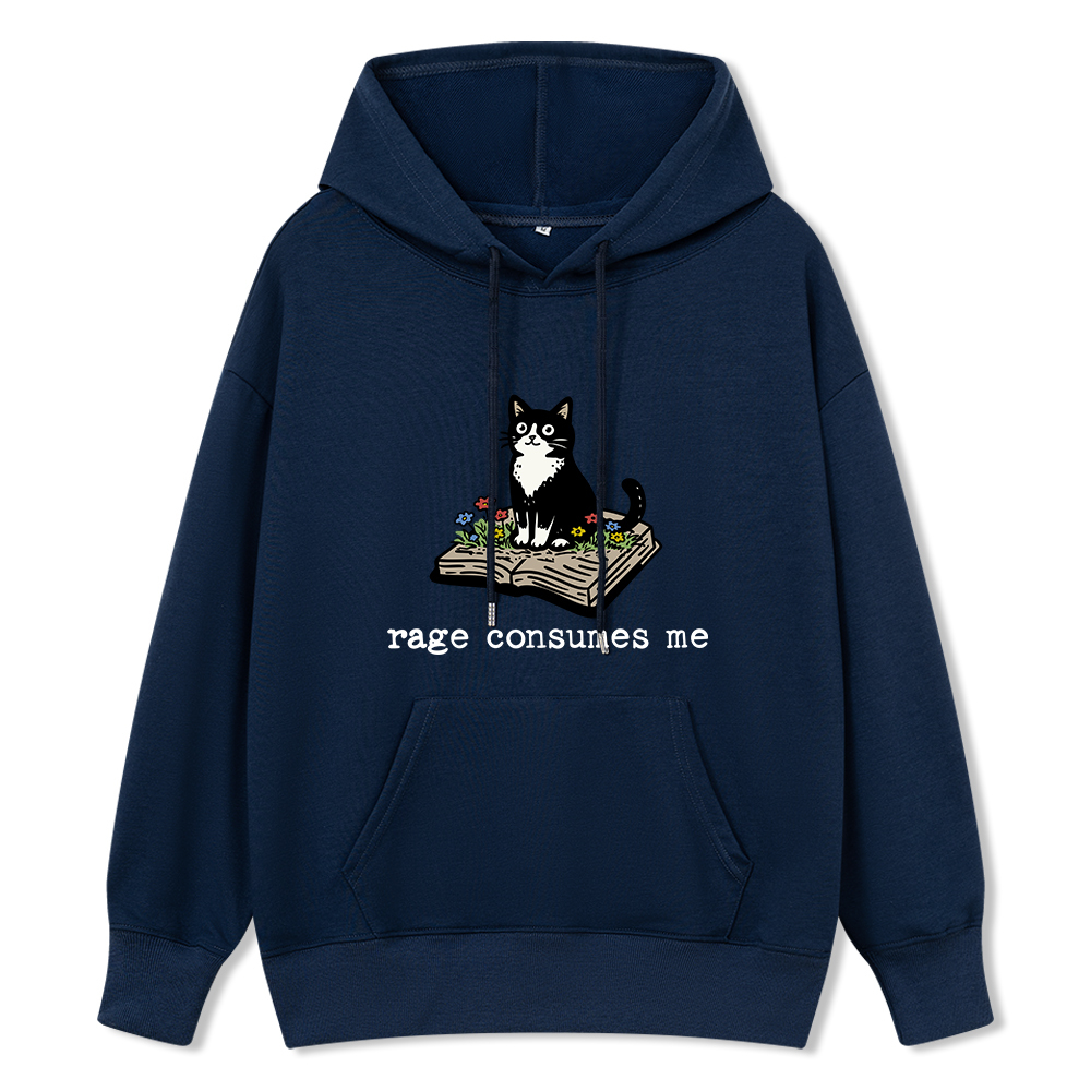 Pagewings Rage Consumes Me Unisex Classic Hoodie