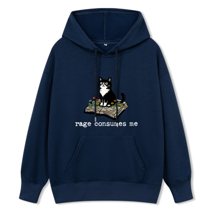 Pagewings Rage Consumes Me Unisex Classic Hoodie