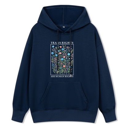 Pagewings Trans Rights Are Human Rights Unisex Classic Hoodie