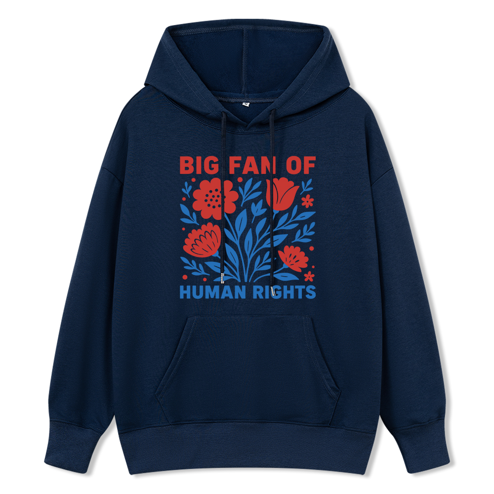 Pagewings Big Fan Of Human Rights Unisex Classic Hoodie