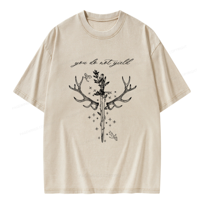 Pagewings Libraries Were Full Of Ideas Unisex Washed T-shirt