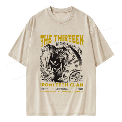 Pagewings The Thirteen Unisex Washed T-shirt