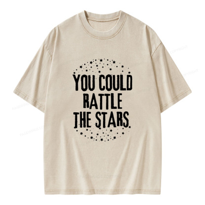 Pagewings You Could Rattle the Stars Unisex Washed T-shirt
