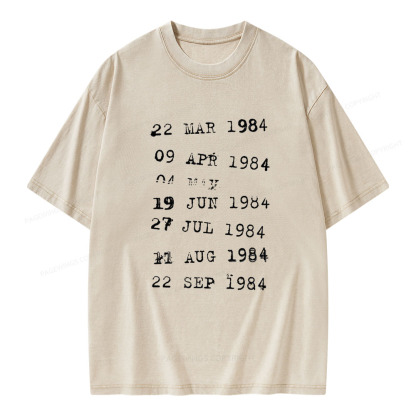 Pagewings Library Stamps Unisex Washed T-shirt
