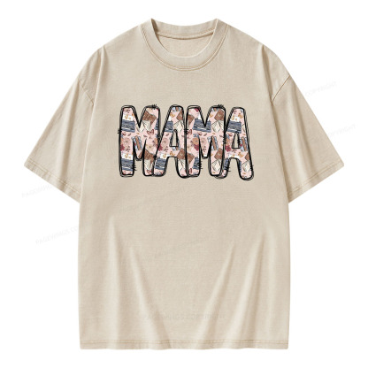 Pagewings Mama Unisex Washed T-shirt