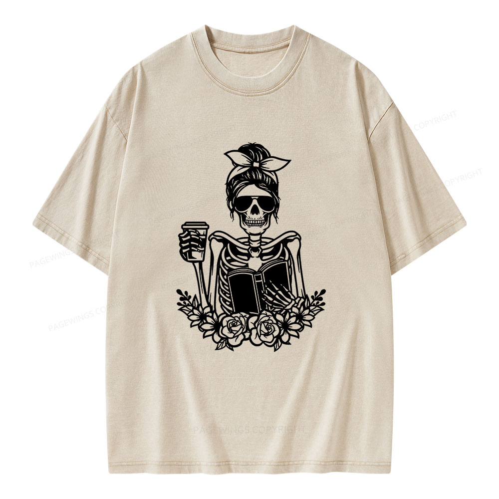 Pagewings Book Lover Unisex Washed T-shirt