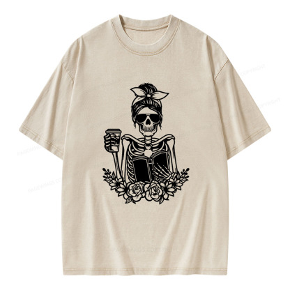 Pagewings Book Lover Unisex Washed T-shirt