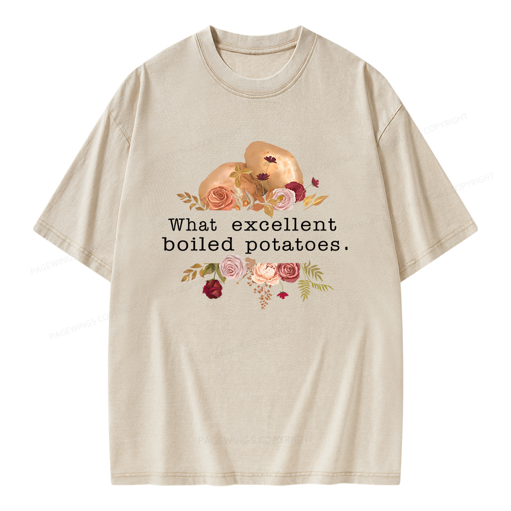 Pagewings Pride and Prejudice Unisex Washed T-shirt