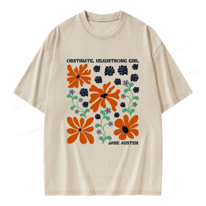 Pagewings  Obstinate Headstrong Girl Unisex Washed T-shirt