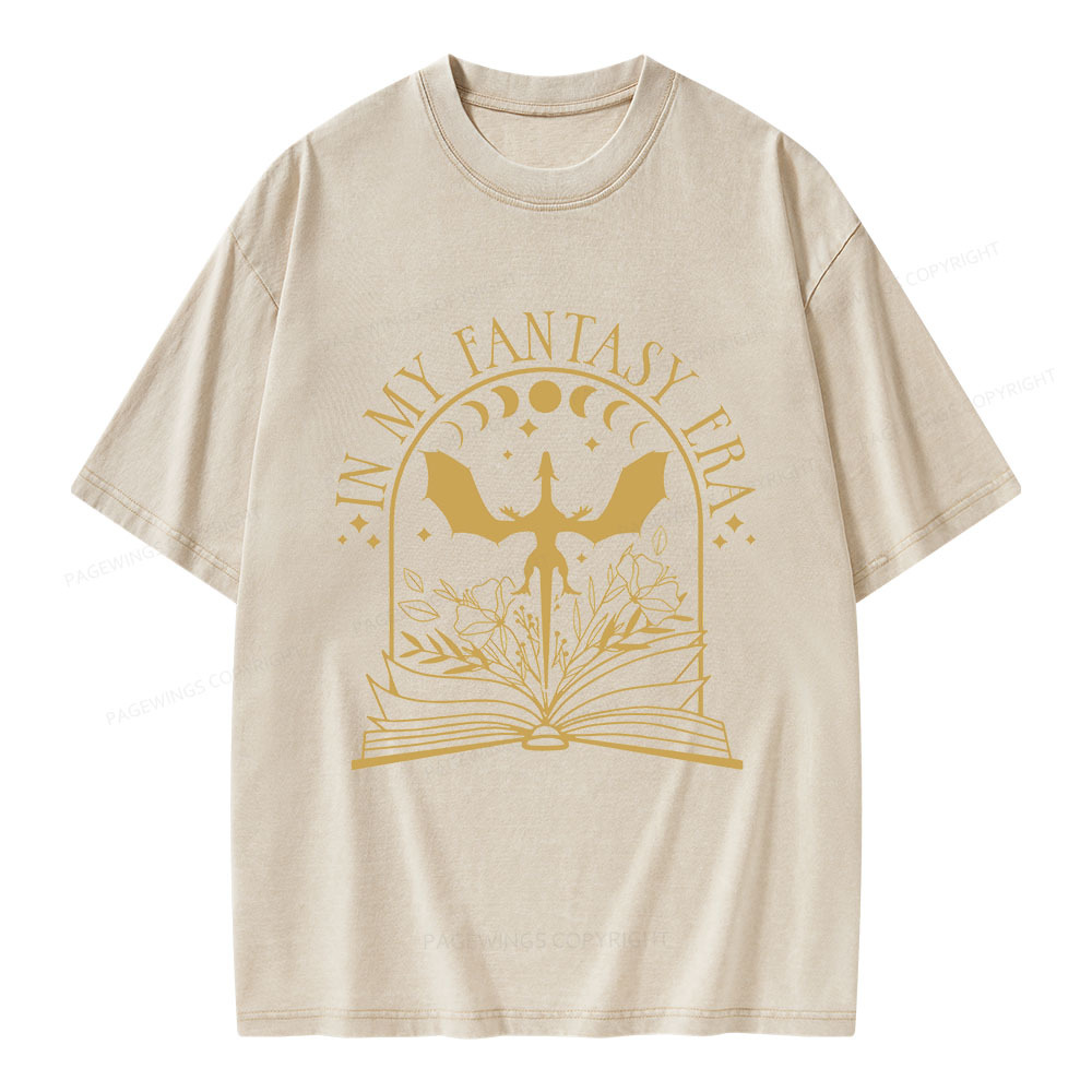 Pagewings In My Fantasy Era Unisex Washed T-shirt