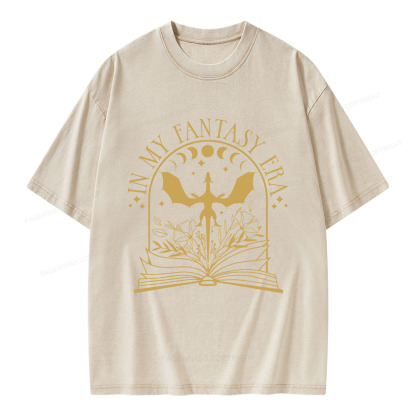 Pagewings In My Fantasy Era Unisex Washed T-shirt