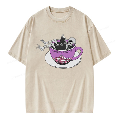 Pagewings Suriel Tea Co Unisex Washed T-shirt