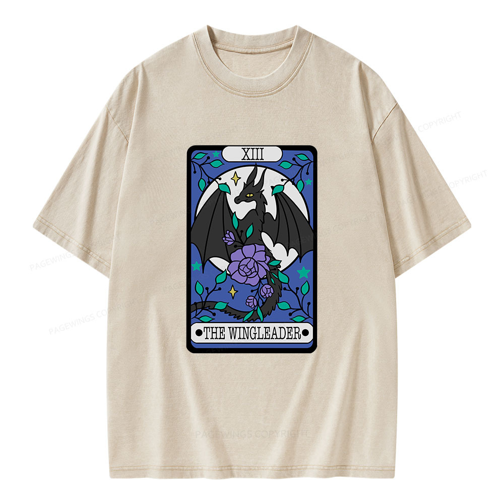 Pagewings The Wingleader Unisex Washed T-shirt