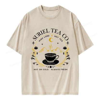 Pagewings Suriel Tea Co Unisex Washed T-shirt