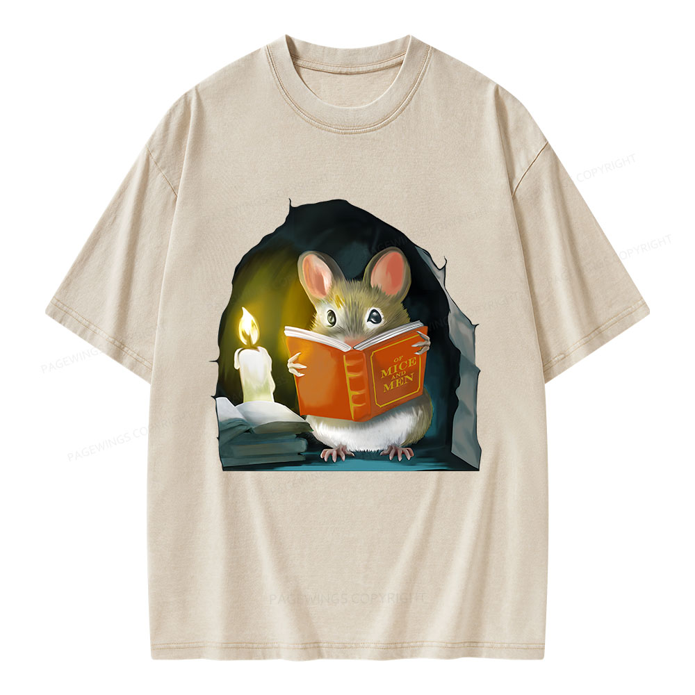 Pagewings Of Mice And Men Unisex Washed T-shirt