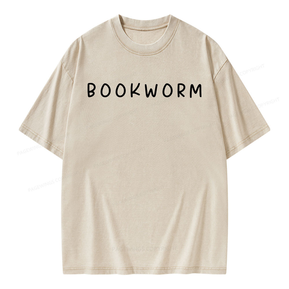 Pagewings Bookworm Unisex Washed T-shirt