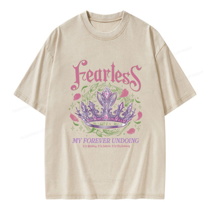 Pagewings Fearless Bookish Unisex Washed T-shirt