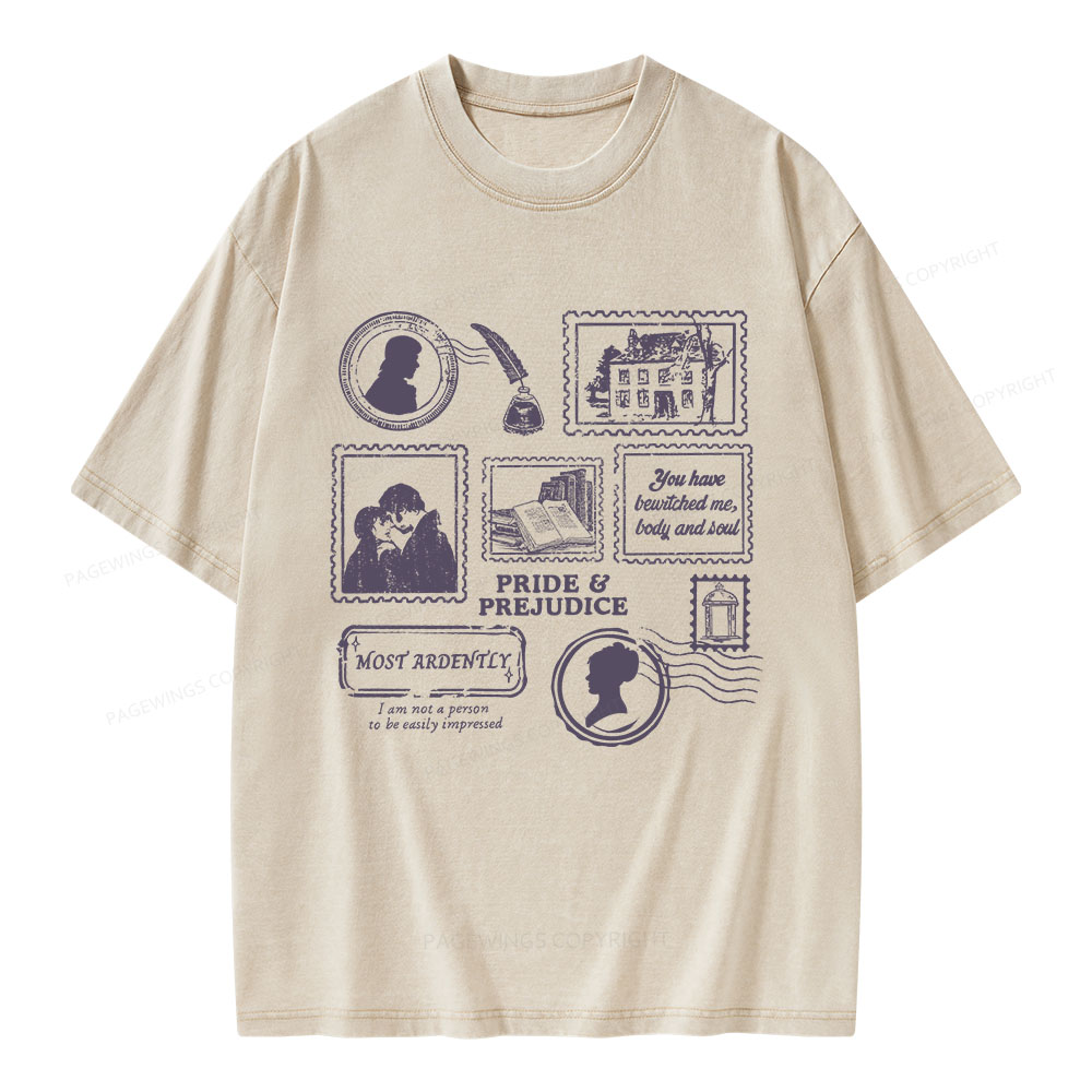 Pagewings You Have Bewitched Me Body And Soul Unisex Washed T-shirt