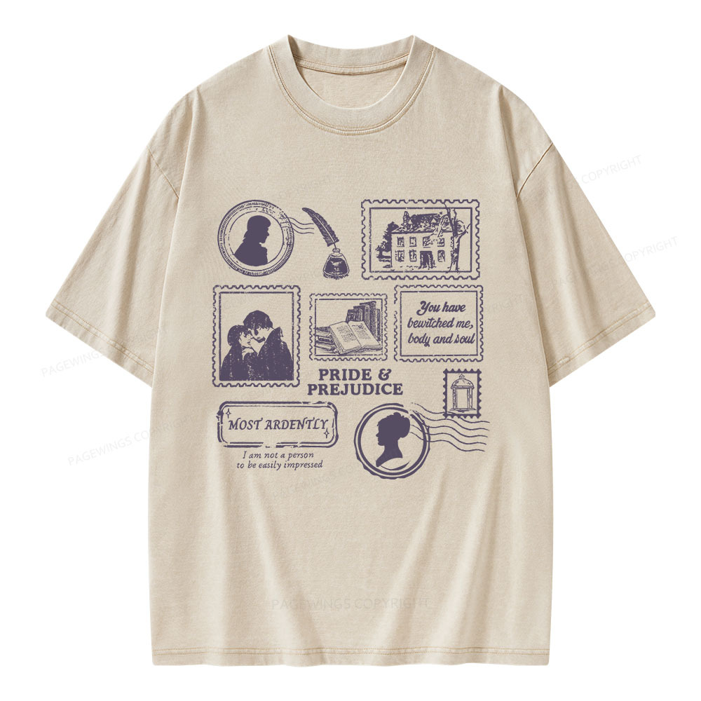 Pagewings You Have Bewitched Me Body And Soul Unisex Washed T-shirt