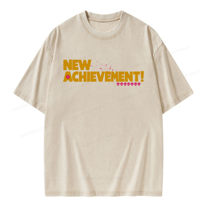 Pagewings New Achievement Unisex Washed T-shirt