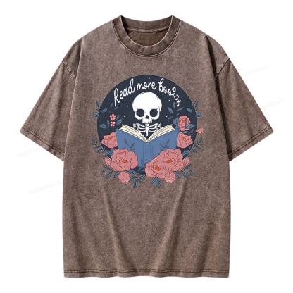 Pagewingsread  more  books Unisex Washed T-shirt