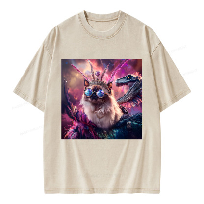 Pagewings Princess Donut & Mongo Unisex Washed T-shirt