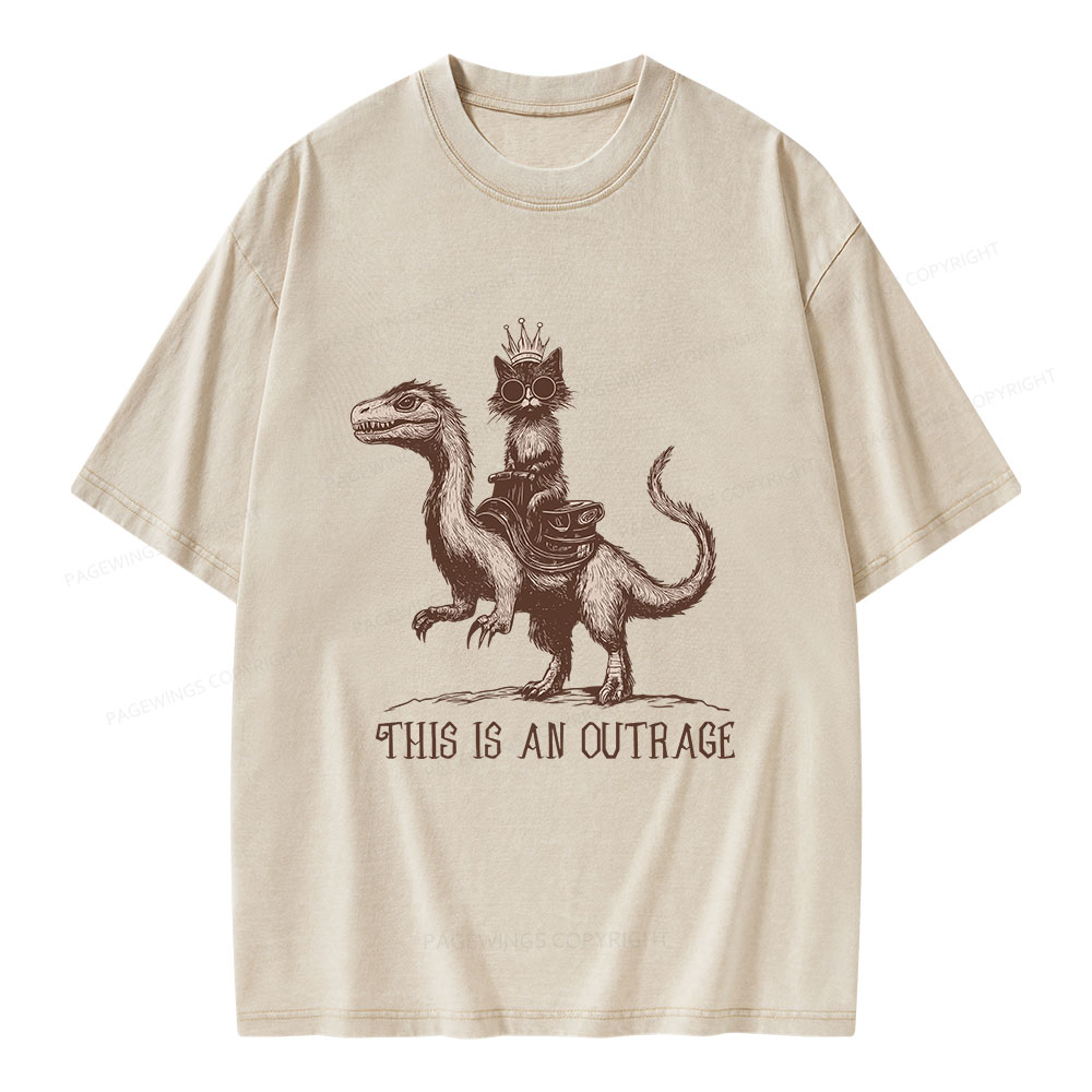 Pagewings Princess Donut Unisex Washed T-shirt