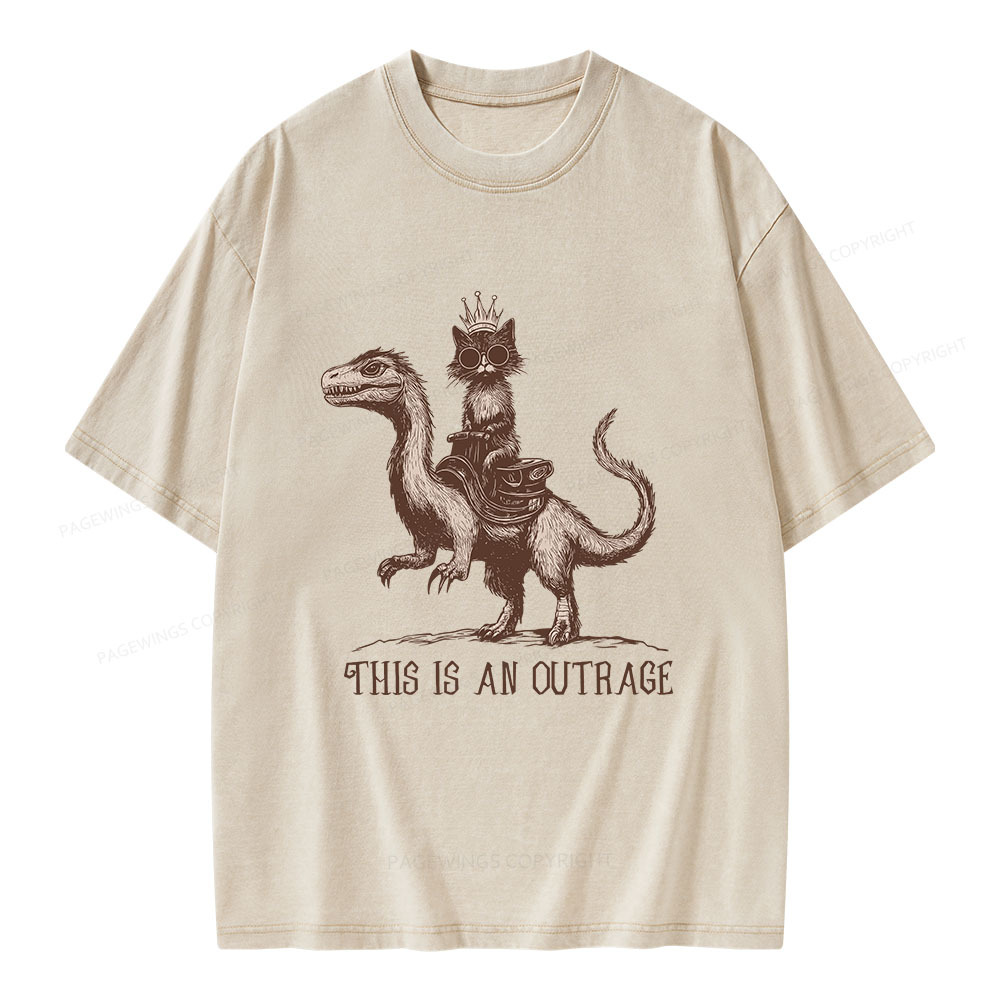 Pagewings Princess Donut Unisex Washed T-shirt