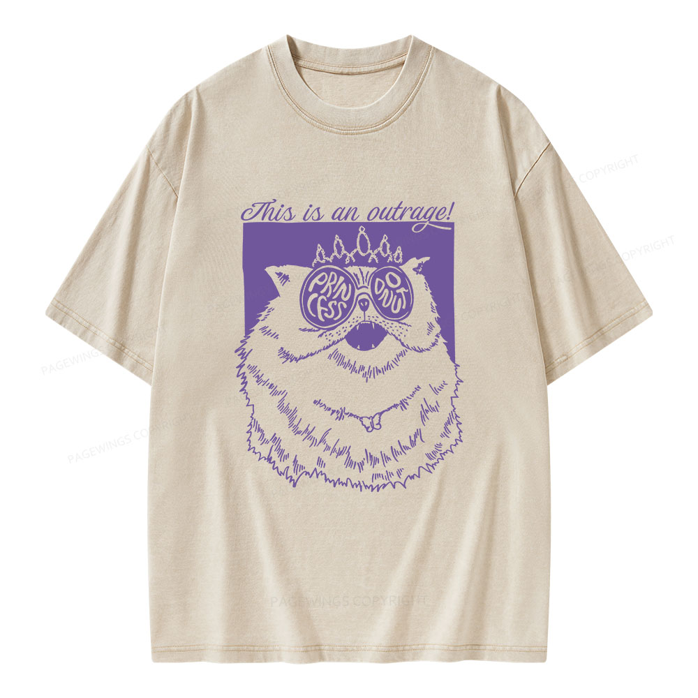 Pagewings Princess Donut Unisex Washed T-shirt