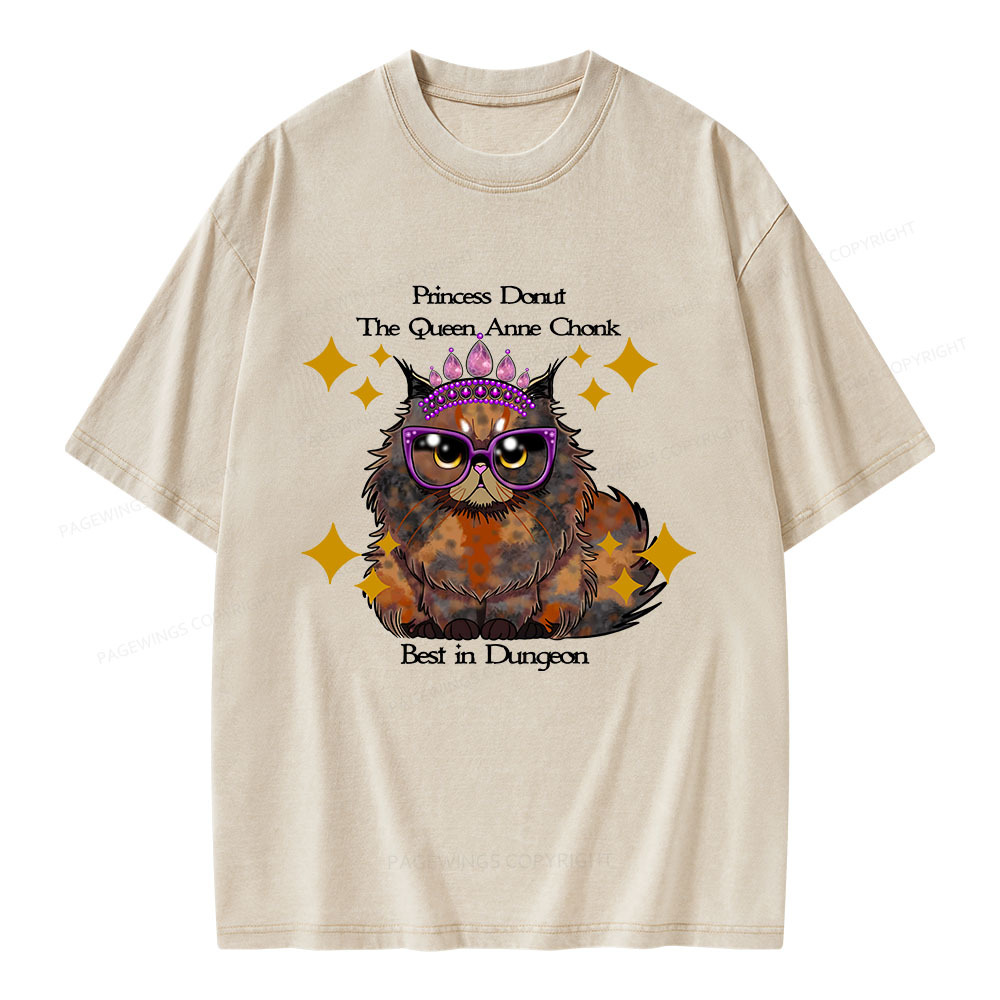 Pagewings Princess Donut Unisex Washed T-shirt