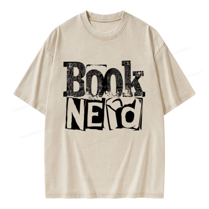 Pagewings Booknerd Unisex Washed T-shirt